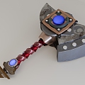 Warhammer Weapons game 3d model