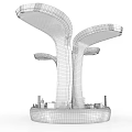 Modern sand table 3d model