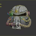 Sci-Fi Helmet Alien Helmet High Tech Helmet Game Helmet 3d model