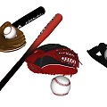 Professional Baseball Sports Equipment Including Bats Gloves And Training Balls