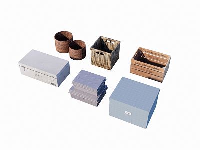 Modern Storage Basket Storage Box model