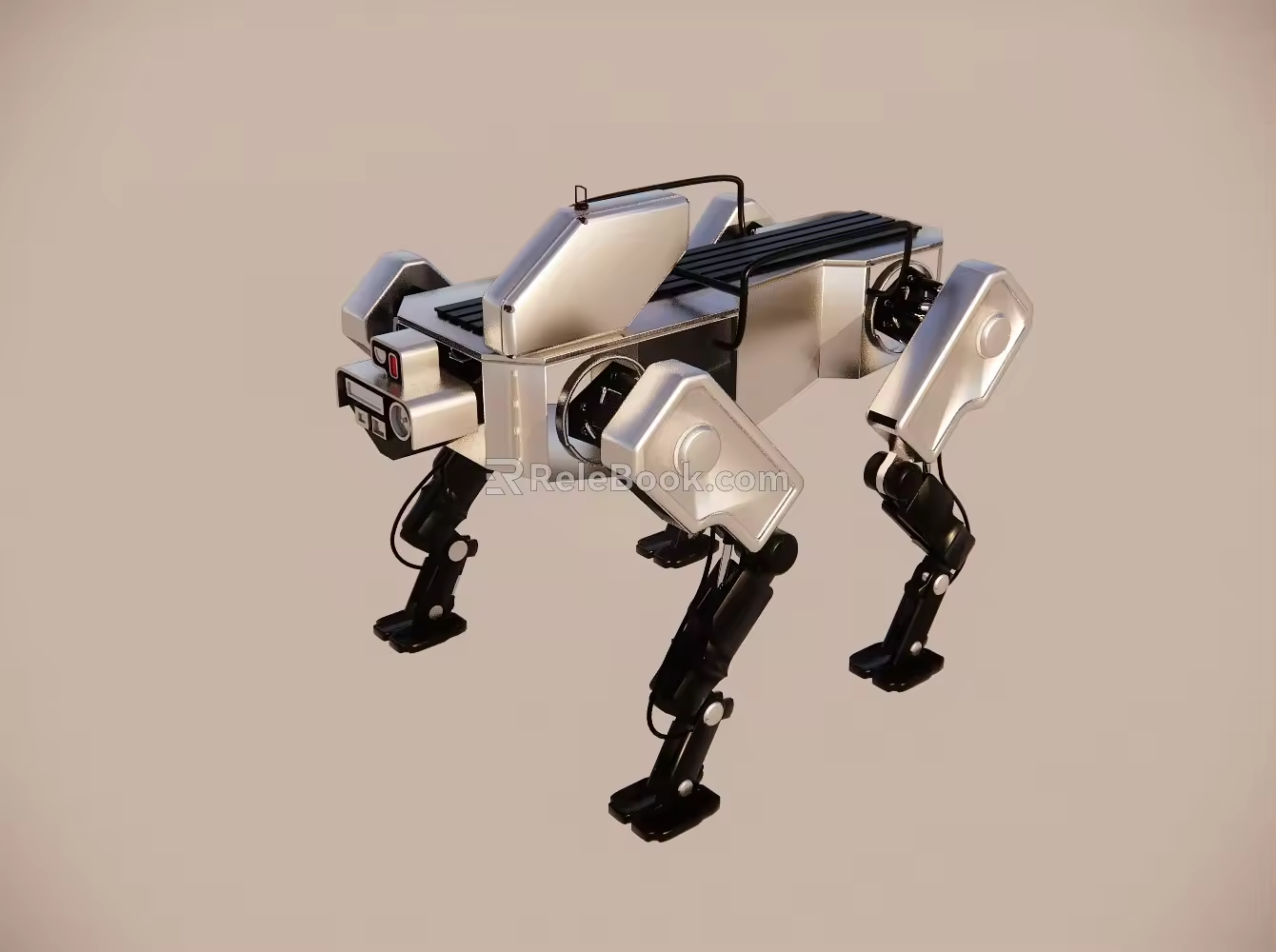 robot dog intelligent robot 3d model