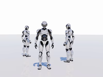 Robot ornaments 3d model Robot ornaments 3d model