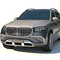 Mercedes-Benz Luxury SUV With Chrome Vertical Grille Roof Rails And Alloy Wheels