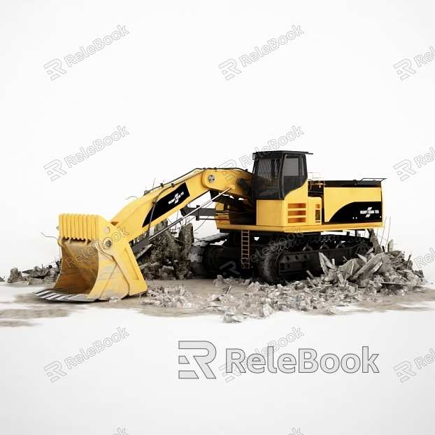 Engineering vehicle forklift excavator shovel dozer construction vehicle pull truck function vehicle model