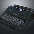 Vintage CONONA Typewriter With Retro Keyboard And Classic Mechanical Design