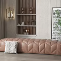 Modern sofa stool sofa 3d model