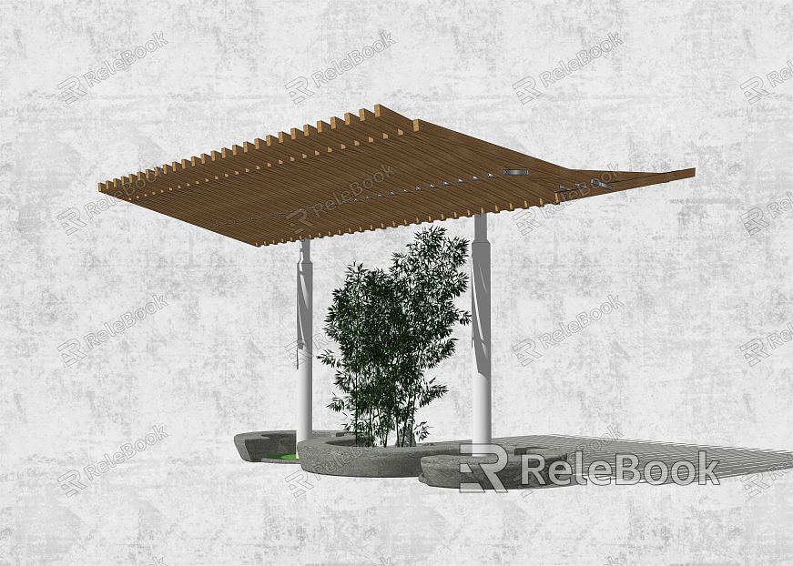 Modern Pavilion Simple Landscape Pavilion model