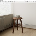 Side table 3d model