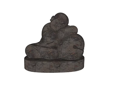 New Chinese Buddha Statues 3d model