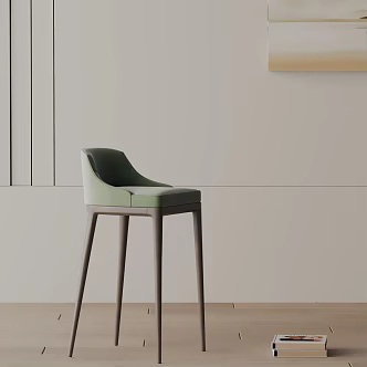 Modern Bar Chair 3d model