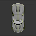 Modern White Sports Car With Sleek Aerodynamic Body Design And Stylish Wheels