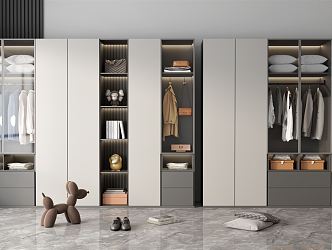 Modern wardrobe 3d model