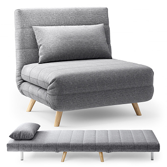 Nordic Single Sofa Single Chair 3d model