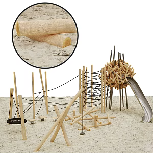 Beach 3d model