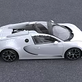 White Luxury Sports Car With Sleek Design Black Roof And Alloy Wheels