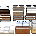 Retail Store Display Shelves And Metal Wooden Glass Cabinets For Product Showcase Designs