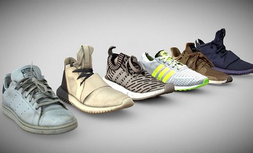 Modern sneaker 3d model