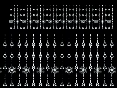 Ornamental Decorative Lights With Snowflake Patterns And Geometric Designs For Home Decor 3d model