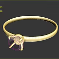 Elegant Gold Bracelet With Shiny Central Gemstone And Polished Design