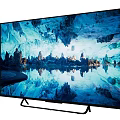 Modern Smart TV With Ultra HD LED Display Showing Cave Landscape Reflection