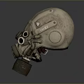 Military Gas Mask As Tactical Weapon Accessory With Filter Canister And Lens