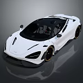 White Sports Car With Sleek Modern Design Black Roof And Black Wheels