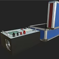Industrial Field Testing Equipment With Portable Case And Digital Screen Control Panel