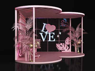 Modern Beauty Chen Valentine's Day Beauty Chen 3d model Modern Beauty Chen Valentine's Day Beauty Chen 3d model