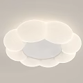 Creative Cloud Shaped Modern Ceiling Lights With Soft Glow And Stylish Design 3d model