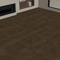 Dark Brown Hardwood Flooring in Modern Living Room With Natural Wood Grain And Smooth Surface
