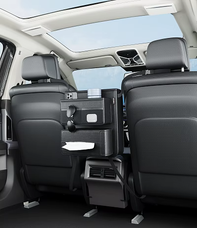 Car Back Seat Hanging Storage Organizer With Cup Holder Tray And Practical Design 3d model