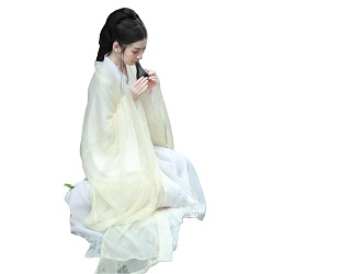 New Chinese Woman Ancient Beautiful Woman 3d model