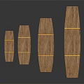 Modern Wooden Tables With Golden Metal Legs Various Lengths And Sleek Design