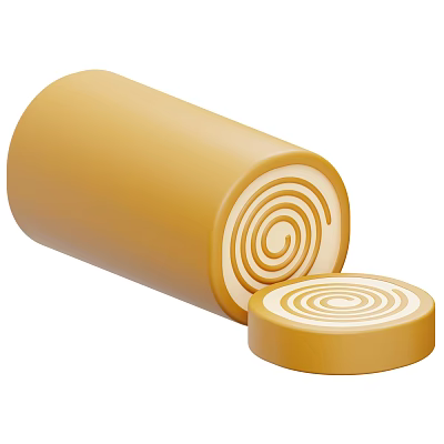 Modern Bread Cake Cake Roll Cartoon Cake Roll 3d model Modern Bread Cake Cake Roll Cartoon Cake Roll 3d model