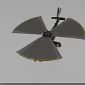 Advanced Spacecraft With Solar Panels And Mechanical Arms For Space Exploration