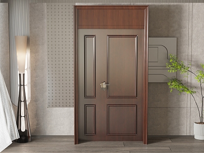 Modern child and mother door entrance door model