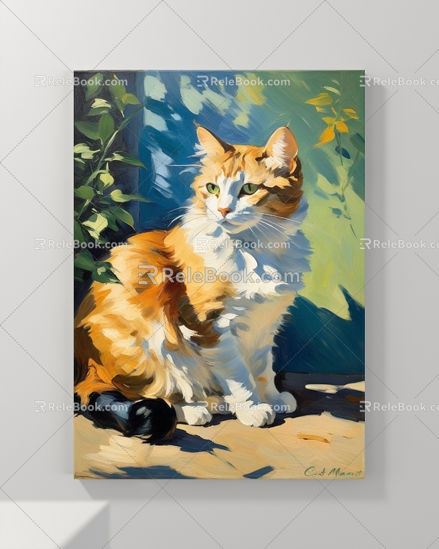 Decorative Painting Animal Painting Landscape Painting Abstract Painting Figure Painting 3d model