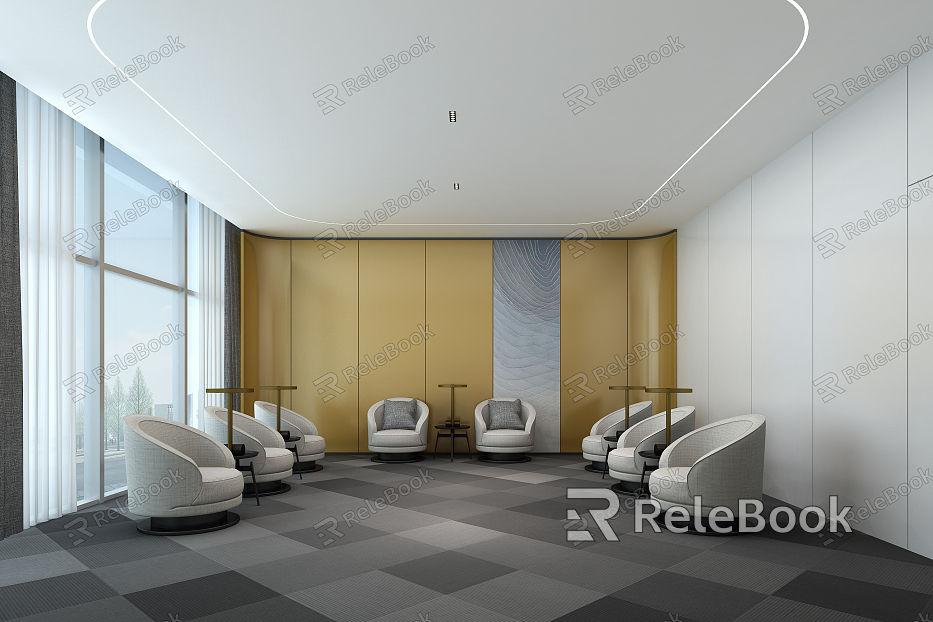 Modern Reception Hall model