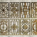 Various Decorative Room Dividers With Intricate Geometric Patterns Traditional Motifs And Gold Accents