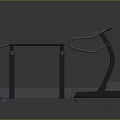 Professional Treadmill With Safety Handrails Digital Display Screen For Home Gym Use