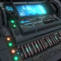Controller console 3d model