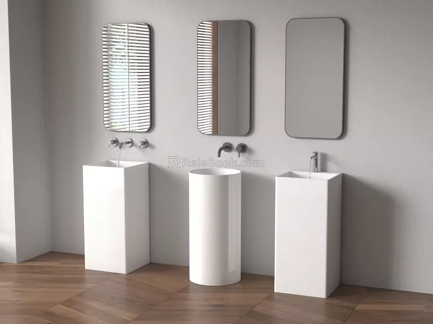 Column basin Wash basin Table basin 3d model