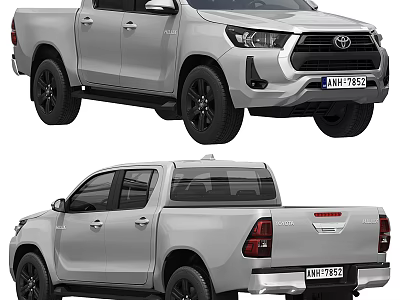 Hyundai Toyota Pickup Truck 3d model