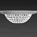 Light Green Household Colander With Perforated Design And Dual Handles For Kitchen Use