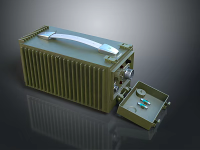 Radio Telephony Military Radio Military Walkie-talkie Military Telephone Military Radio Communication 3d model