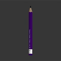 Purple Pencil with White Tip for Writing and Drawing Stationery Supplies