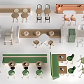 Various Modern Dining Table Designs With Matching Chairs In Different Colors