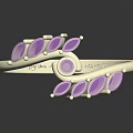 Elegant Silver Ring With Pink Gemstones Twisted Design Fashion Clothing Accessory