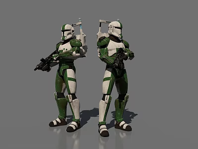 Modern Robots 3d model Modern Robots 3d model